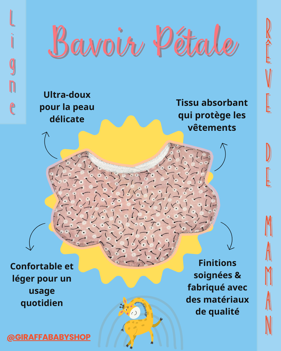 Bavoir Pétale