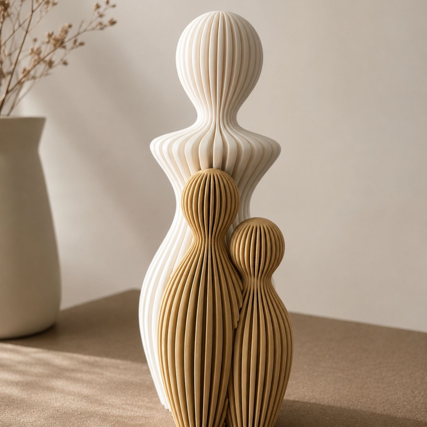 Maman & Ses Petits – Sculpture Familiale Artisanale