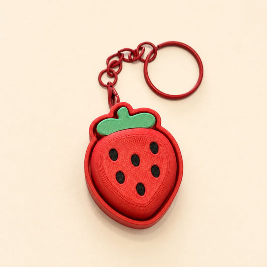 Porte-clés Clicker Fraise Sensorielle