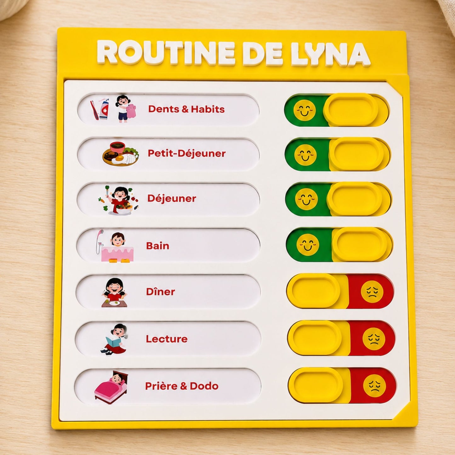 Tableau de Routine Enfant