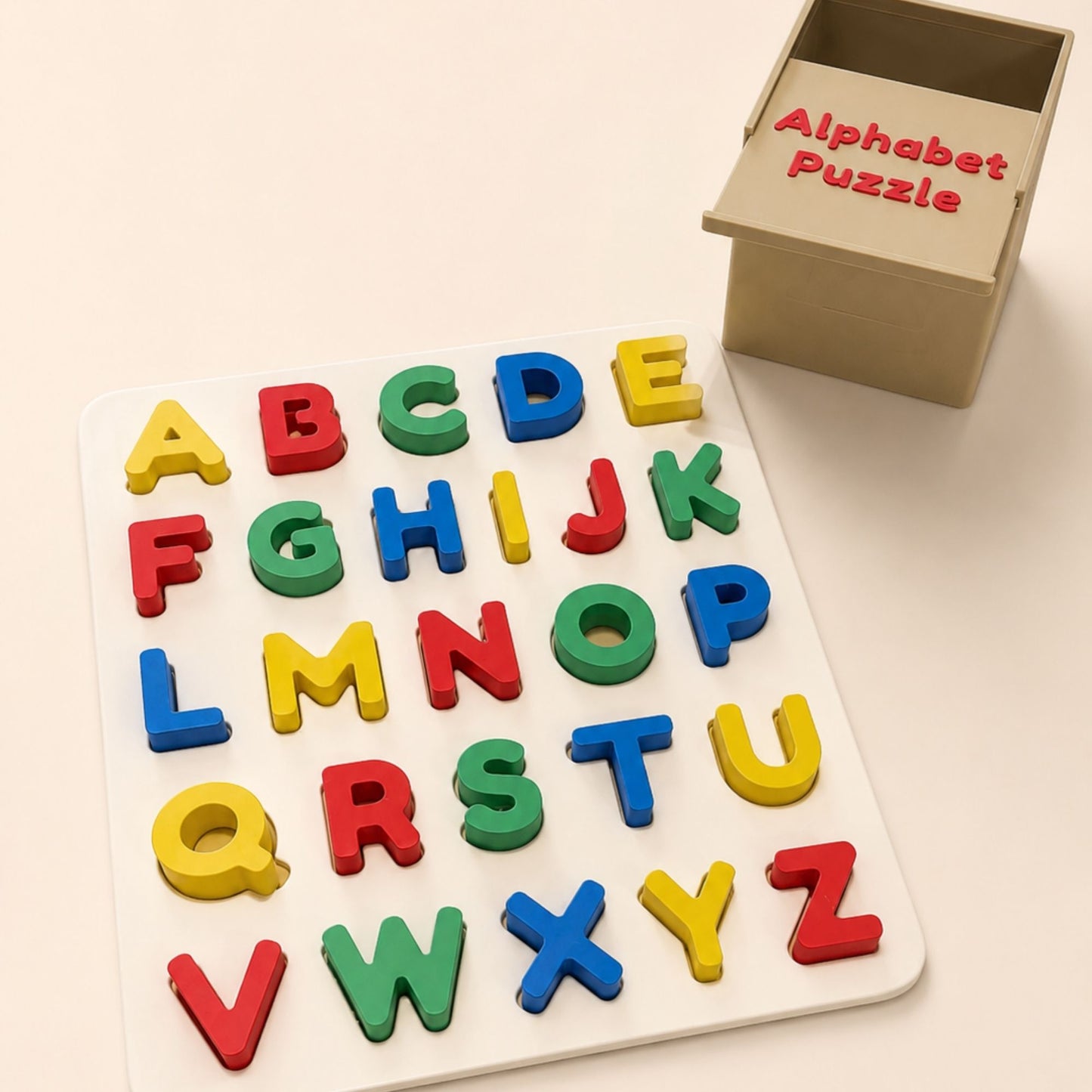 Puzzle Alphabet avec Boîte de Rangement
