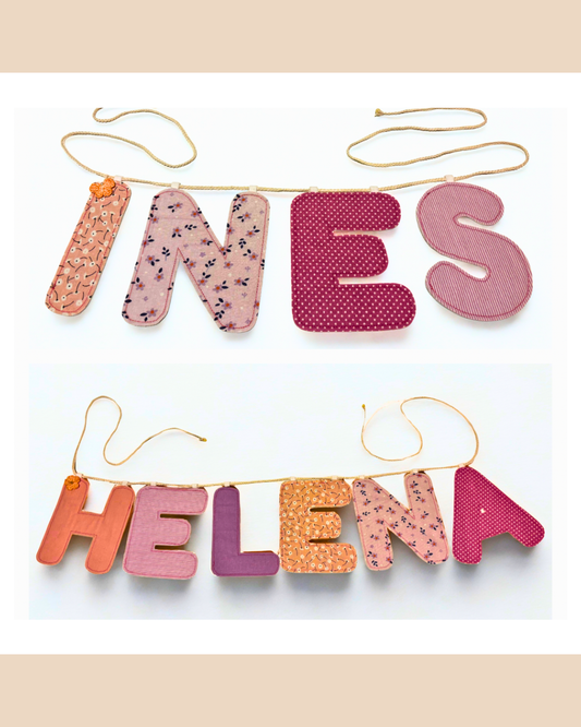 Guirlande Prénom en Tissu